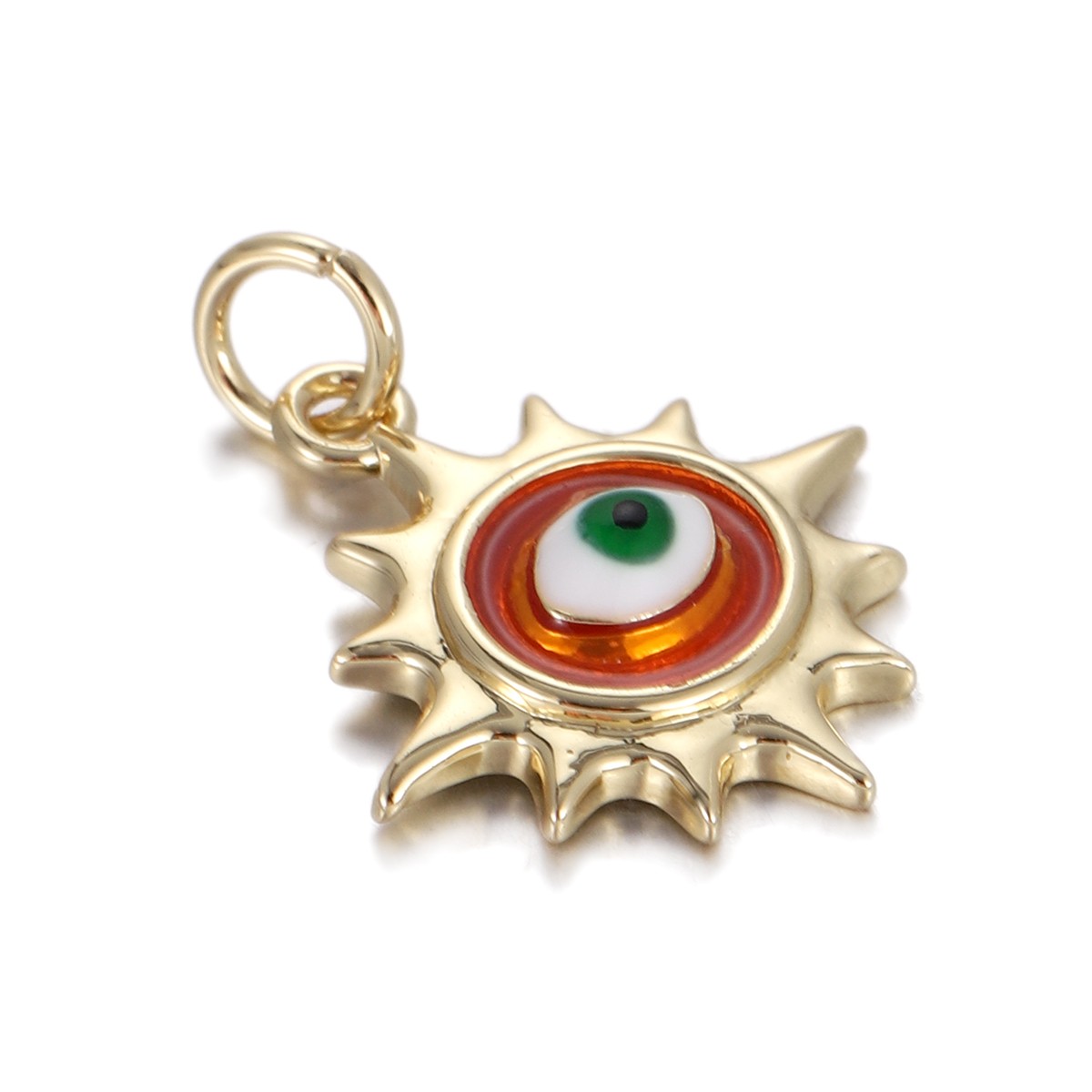Gold Evil Eye Pendant DIY for Bracelet Necklace Charm Jewelry Making Accessories - Bild 41 von 72