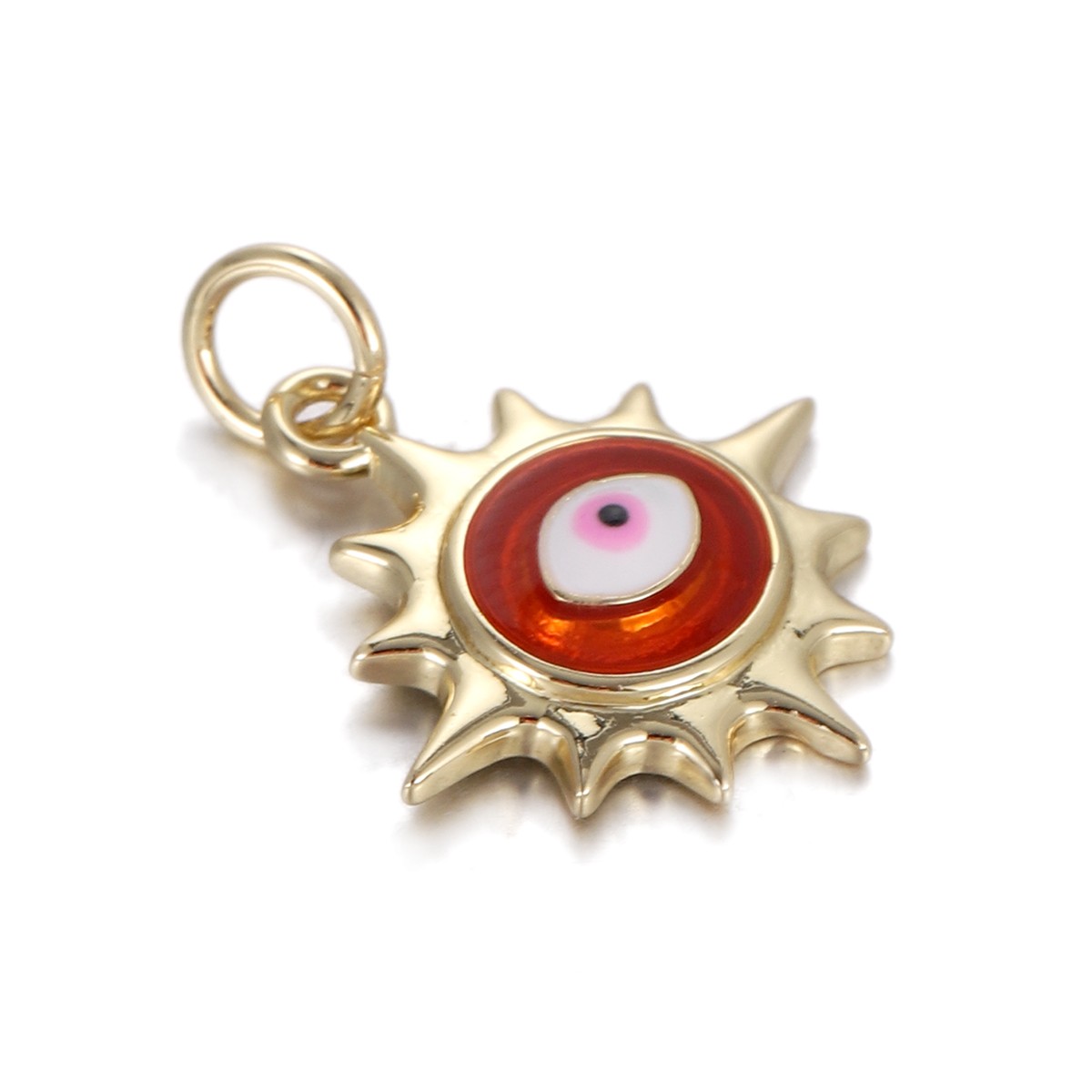 Gold Evil Eye Pendant DIY for Bracelet Necklace Charm Jewelry Making Accessories - Bild 45 von 72