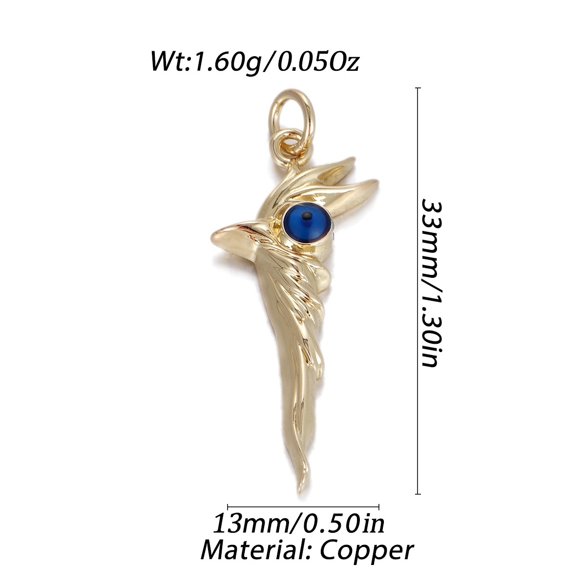 Gold Evil Eye Pendant DIY for Bracelet Necklace Charm Jewelry Making Accessories - Bild 70 von 72