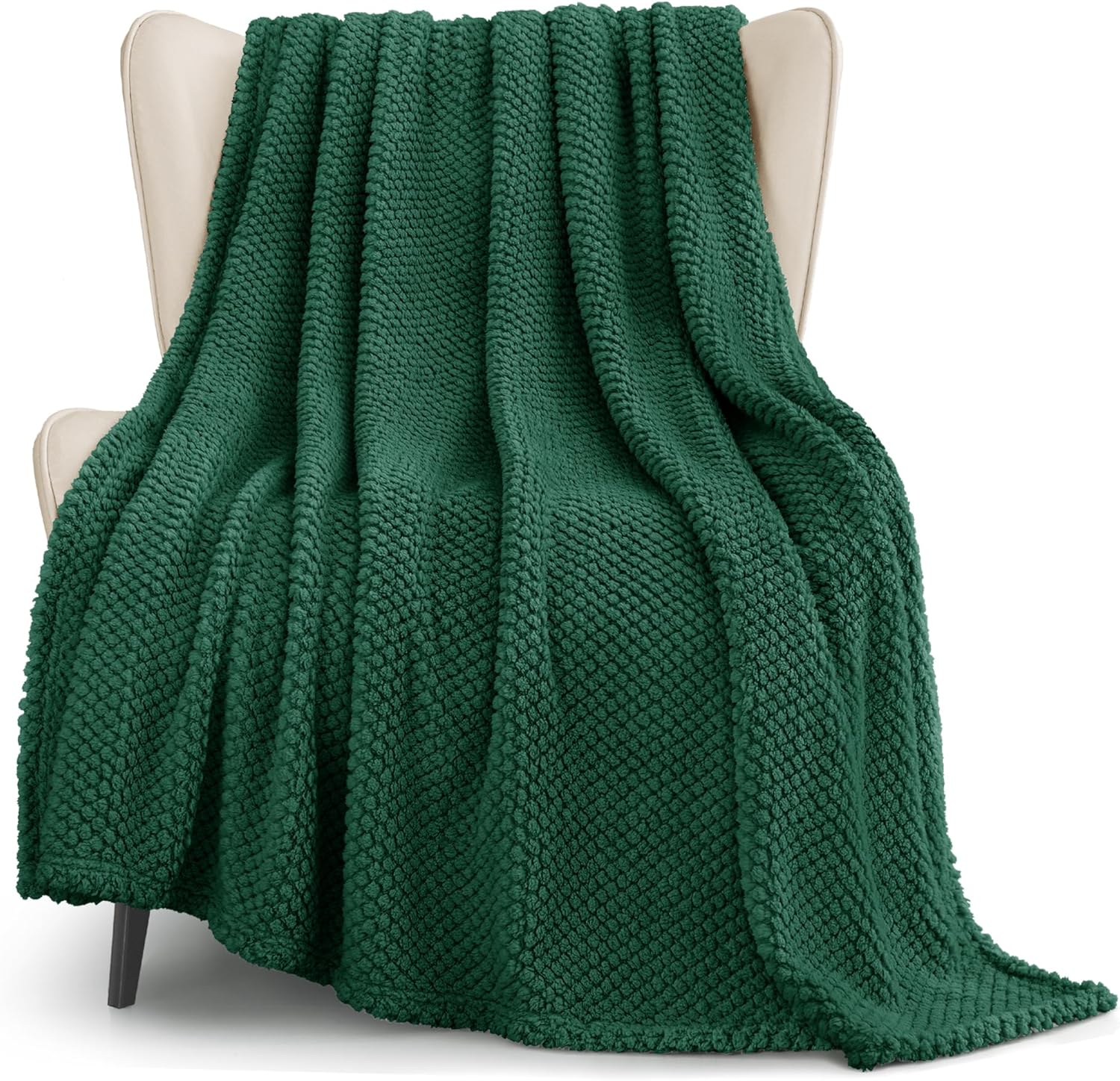 King Size Fleece Blanket 90x104 Ultra Soft Cozy Warm Lightweight All Season