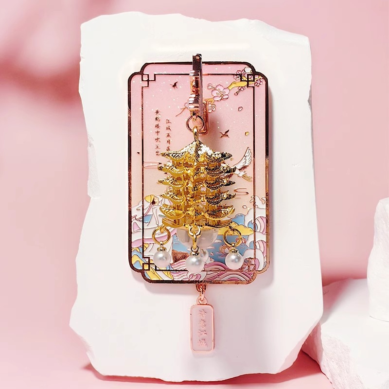 新款武汉黄鹤楼东湖Imán de refrigerador de flor de cerezo recuerdo turístico regalo especial - Imagen 28 de 28