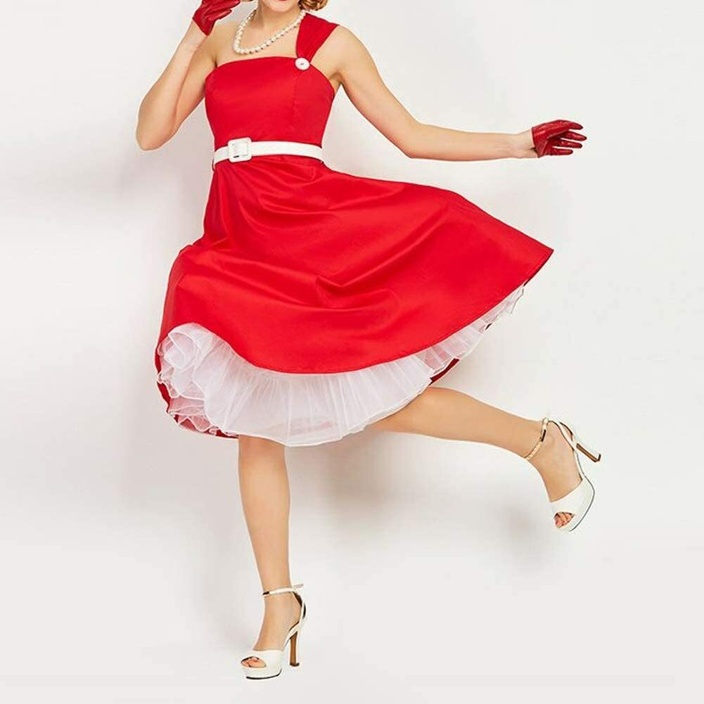 1950s Enagua Falda Mujer Falda Interior Crinolina Slips Tutú Falda-Vestido EE. UU. - Imagen 10 de 14