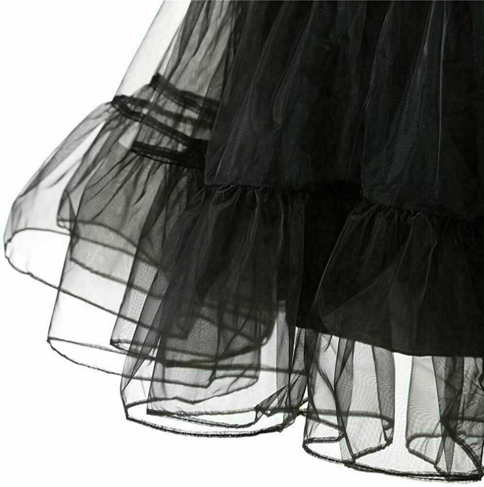 1950s Enagua Falda Mujer Falda Interior Crinolina Slips Tutú Falda-Vestido EE. UU. - Imagen 13 de 14