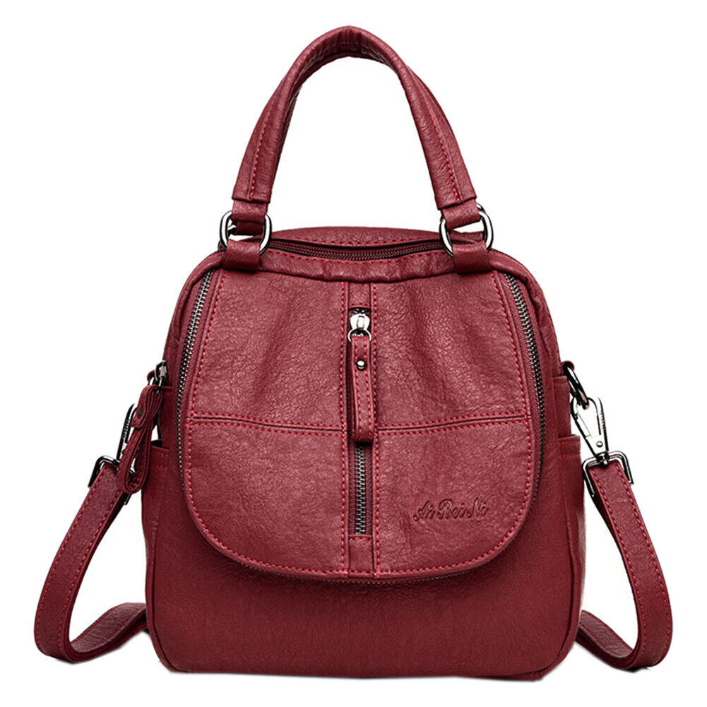 Fashion Designer Women Leather Handbag Rucksack Ladies Backpack Shoulder Bag SA - Picture 11 of 11