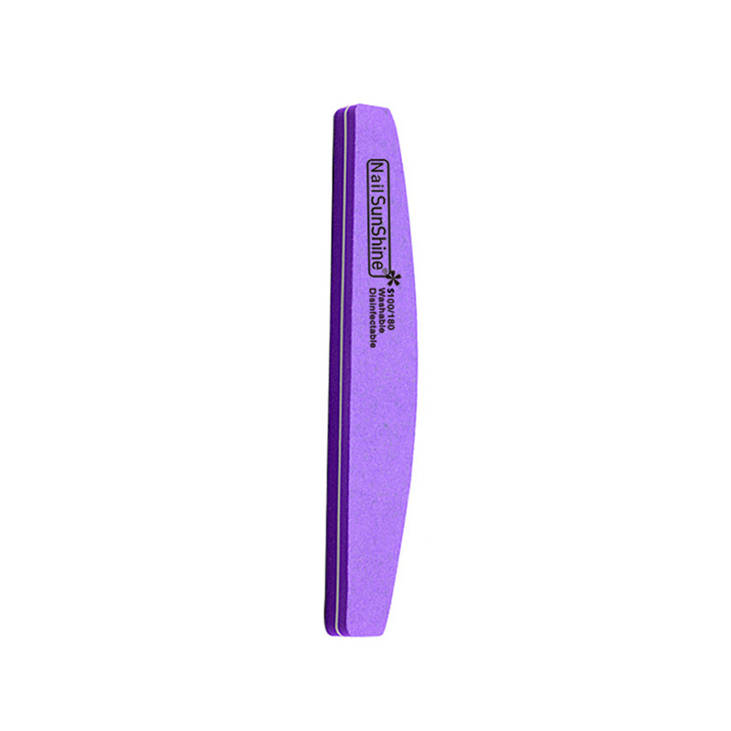 Half Moon Nail File For Quick Repair And Shaping 100 180 Grit Multi-Faced Matte - Picture 24 of 27