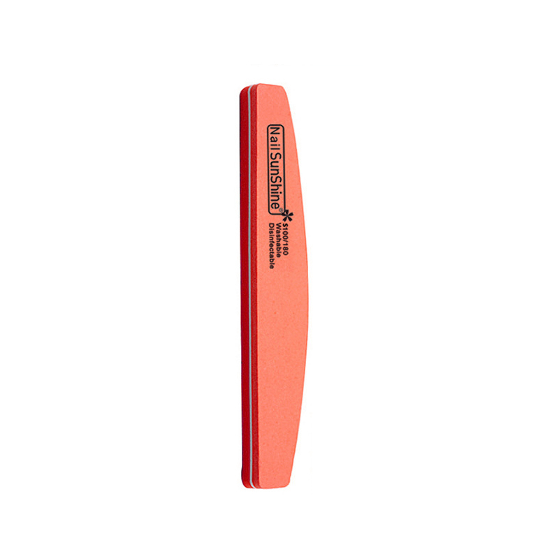 Half Moon Nail File For Quick Repair And Shaping 100 180 Grit Multi-Faced Matte - Picture 27 of 27