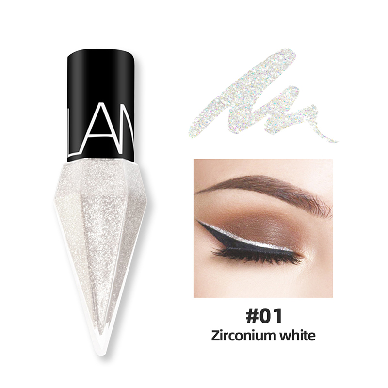 Diamond Glitter Liquid Eyeliner Waterproof Sweatproof Pearlescent Makeup Long La - Picture 15 of 18