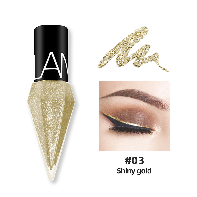 Diamond Glitter Liquid Eyeliner Waterproof Sweatproof Pearlescent Makeup Long La - Picture 16 of 18