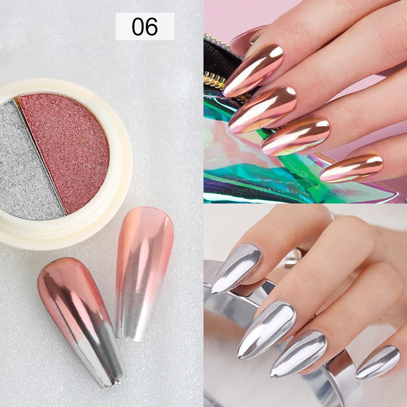 Solid Magic Mirror Powder for Nails 2 Mix Colors High Quality Nail Art Dip Powde - Picture 16 of 19
