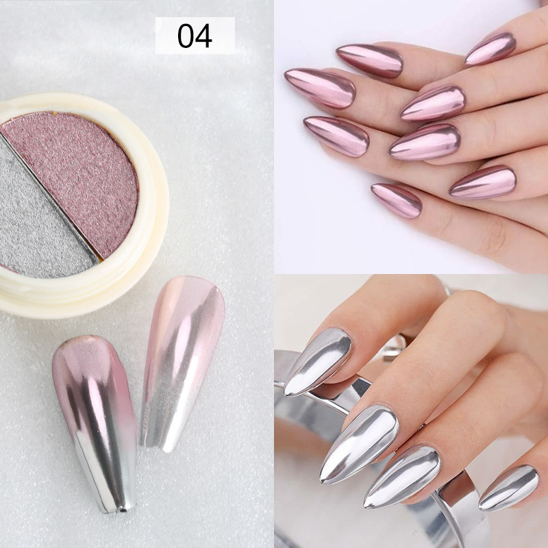 Solid Magic Mirror Powder for Nails 2 Mix Colors High Quality Nail Art Dip Powde - Picture 19 of 19