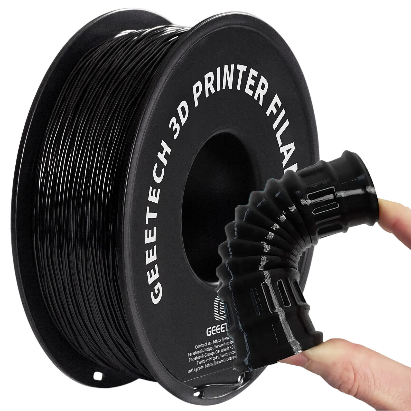 New Geeetech Filament PLA/PETG/ABS+/TPU/HS-PLA 1,75mm 1KG/rolle For 3D Drucker - Bild 164 von 193