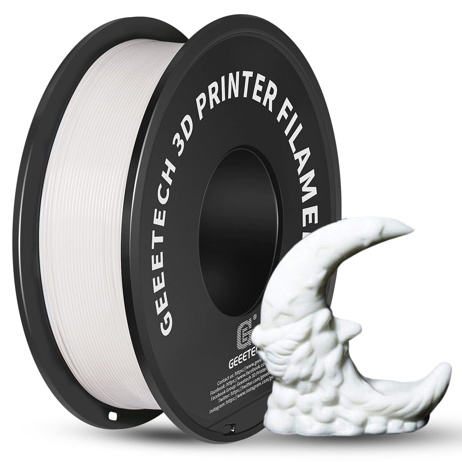 New Geeetech Filament PLA/PETG/ABS+/TPU/HS-PLA 1,75mm 1KG/rolle For 3D Drucker - Bild 141 von 193