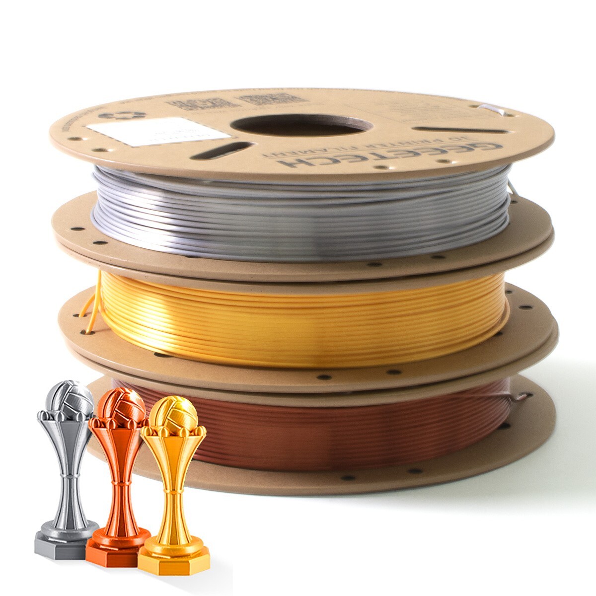 New Geeetech Filament PLA/PETG/ABS+/TPU/HS-PLA 1,75mm 1KG/rolle For 3D Drucker - Bild 120 von 193