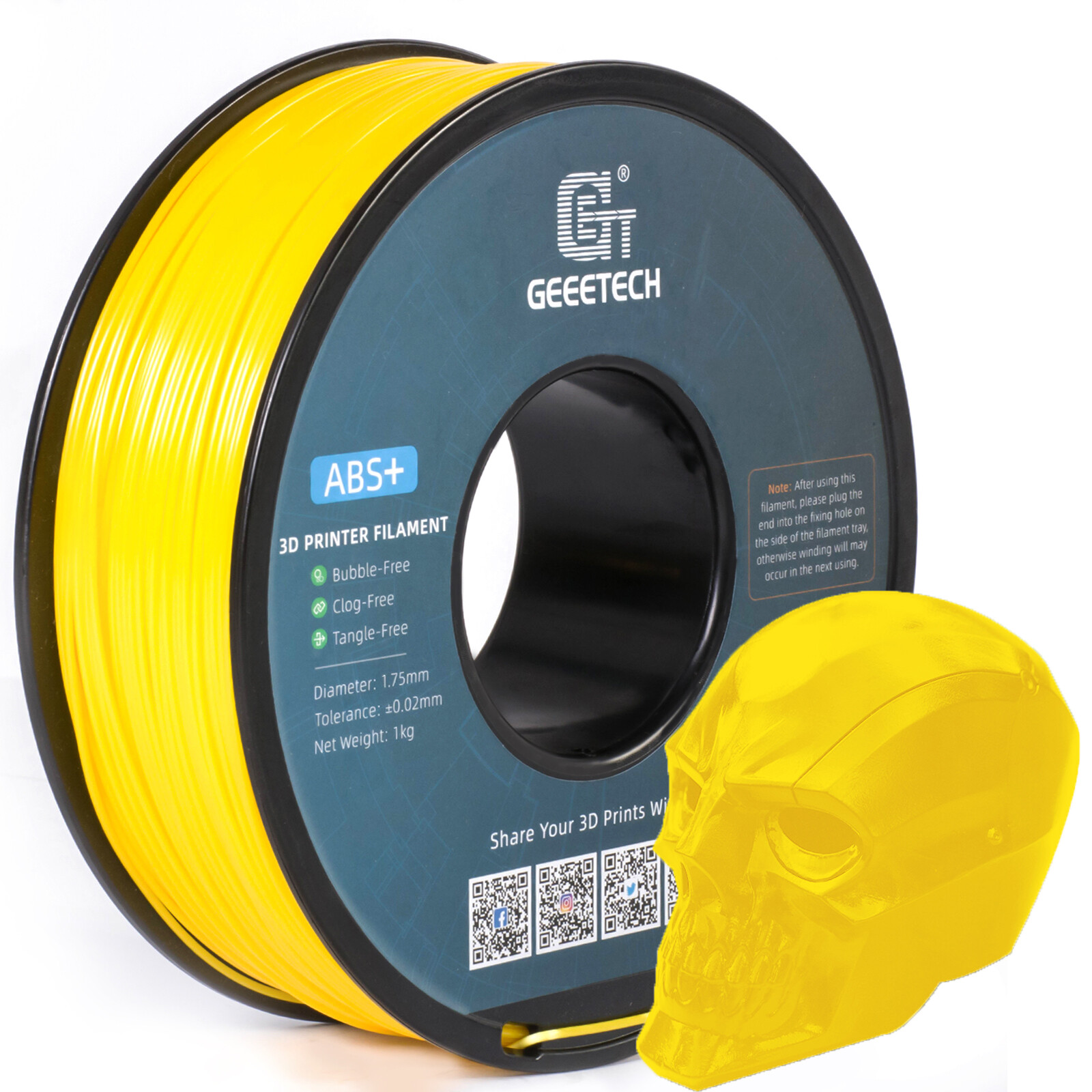 New Geeetech Filament PLA/PETG/ABS+/TPU/HS-PLA 1,75mm 1KG/rolle For 3D Drucker - Bild 58 von 193