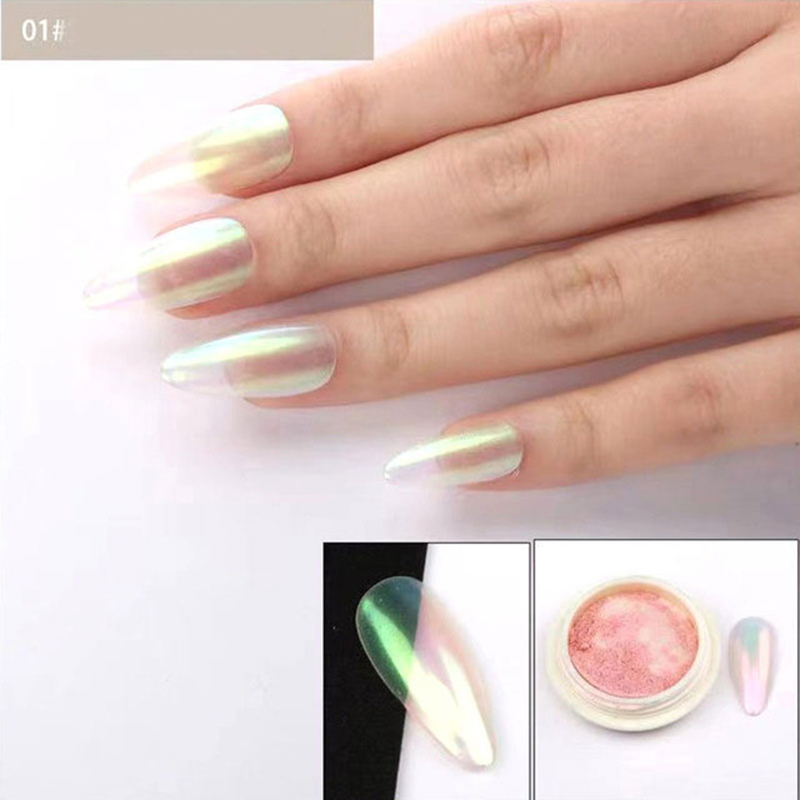 Ice Muscle Nail Powder 0.2g Sparkling Shiny UV Gel Polish Compatible - Picture 17 of 22