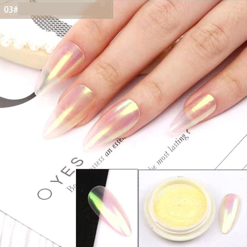Ice Muscle Nail Powder 0.2g Sparkling Shiny UV Gel Polish Compatible - Picture 19 of 22
