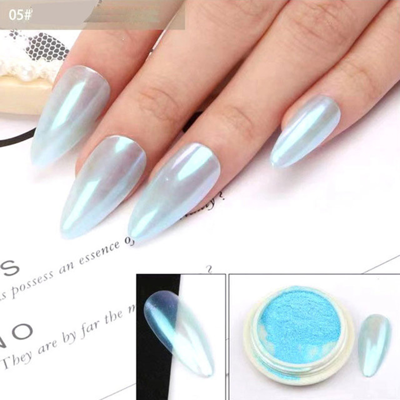 Ice Muscle Nail Powder 0.2g Sparkling Shiny UV Gel Polish Compatible - Picture 21 of 22