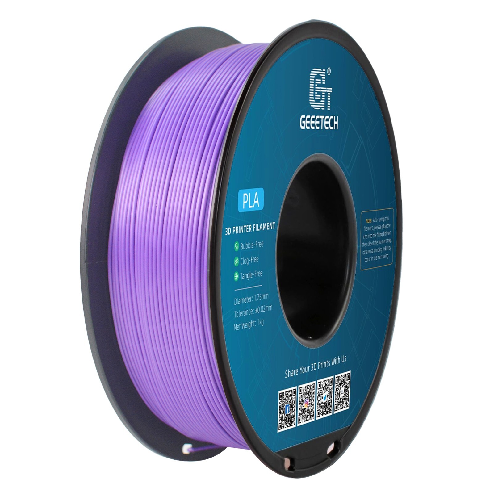 New Geeetech Filament PLA/PETG/ABS+/TPU/HS-PLA 1,75mm 1KG/rolle For 3D Drucker - Bild 13 von 193