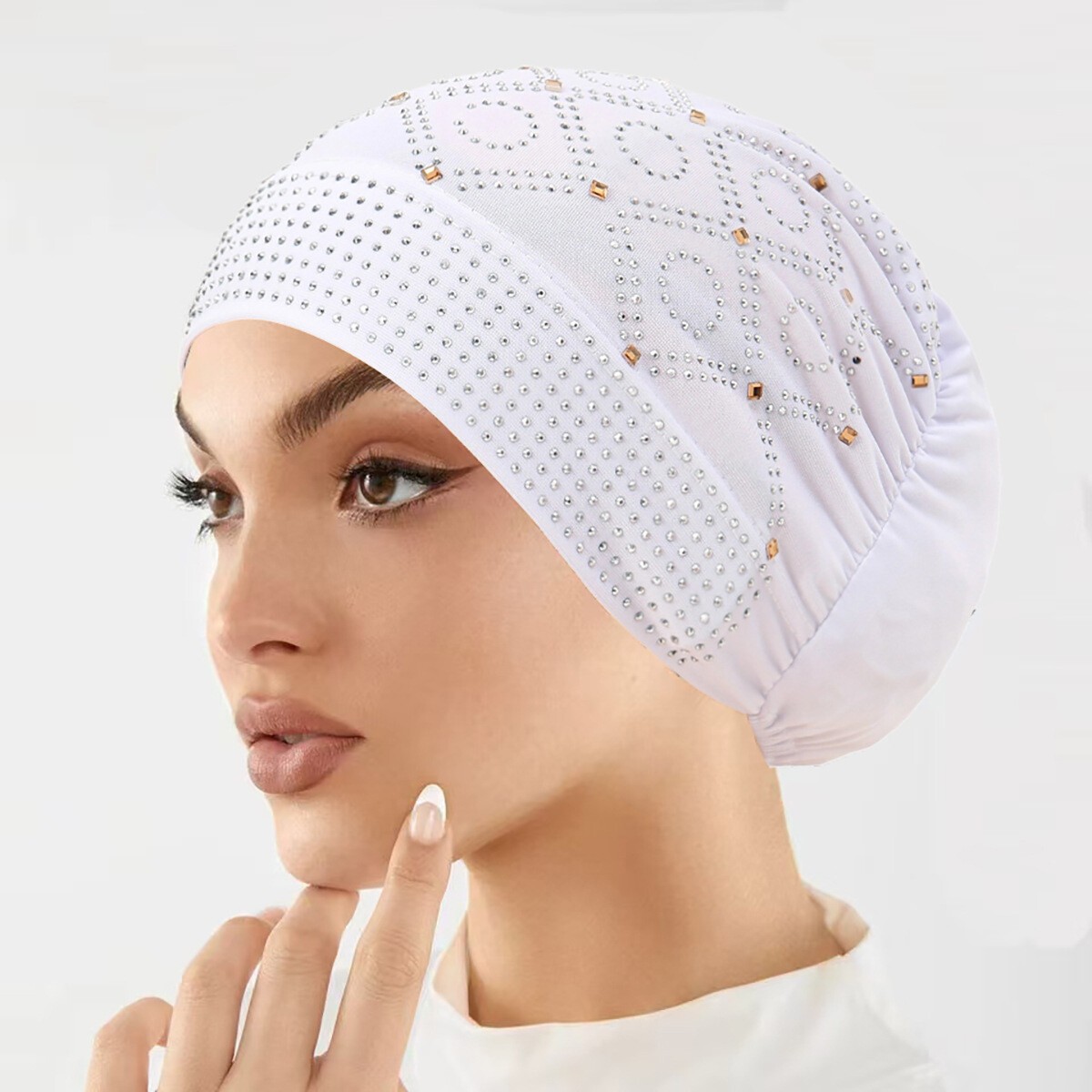 Hijab Women Hair Loss Caps Muslim Pleated Turban Wrap Headscarf Beanie Hat Cover - Picture 16 of 45