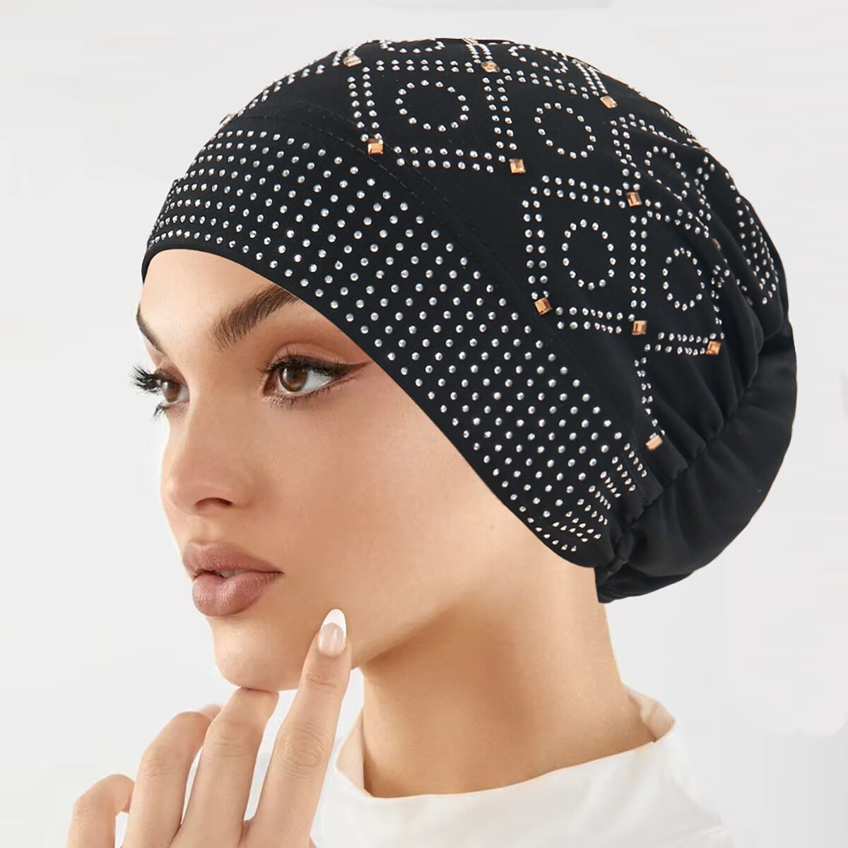Hijab Women Hair Loss Caps Muslim Pleated Turban Wrap Headscarf Beanie Hat Cover - Picture 17 of 45