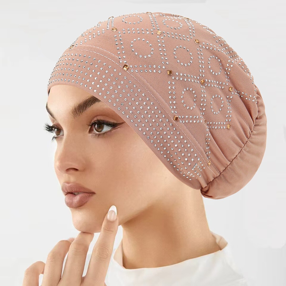 Hijab Women Hair Loss Caps Muslim Pleated Turban Wrap Headscarf Beanie Hat Cover - Picture 20 of 45