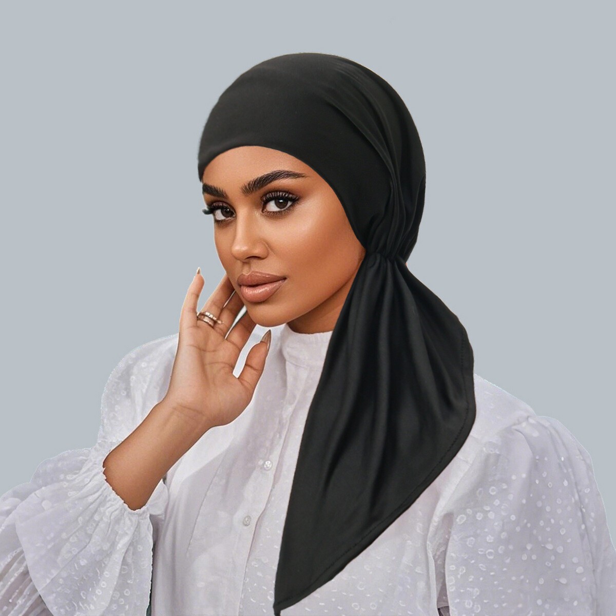 Hijab Women Hair Loss Caps Muslim Pleated Turban Wrap Headscarf Beanie Hat Cover - Picture 22 of 45