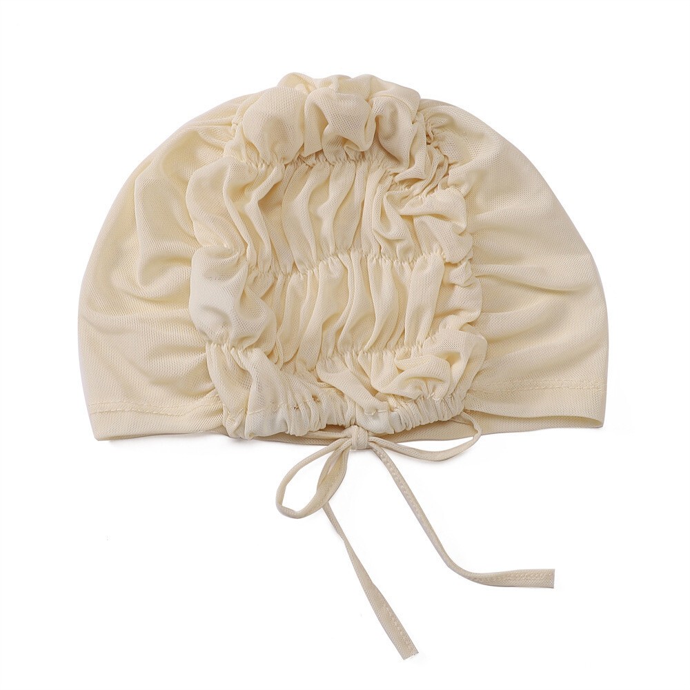 Hijab Women Hair Loss Caps Muslim Pleated Turban Wrap Headscarf Beanie Hat Cover - Picture 30 of 45