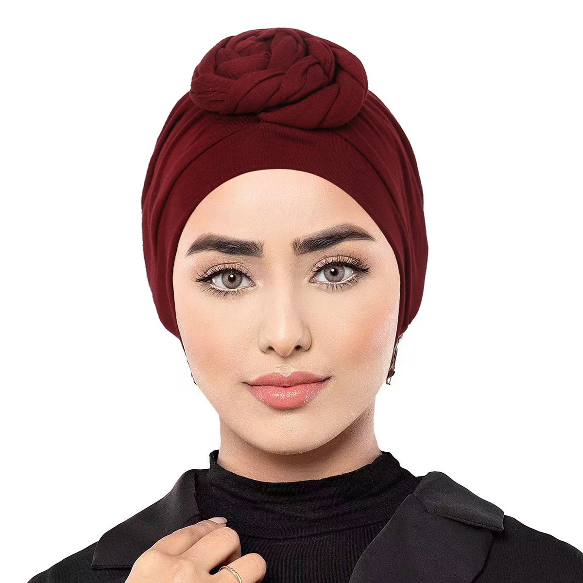 Hijab Women Hair Loss Caps Muslim Pleated Turban Wrap Headscarf Beanie Hat Cover - Picture 37 of 45