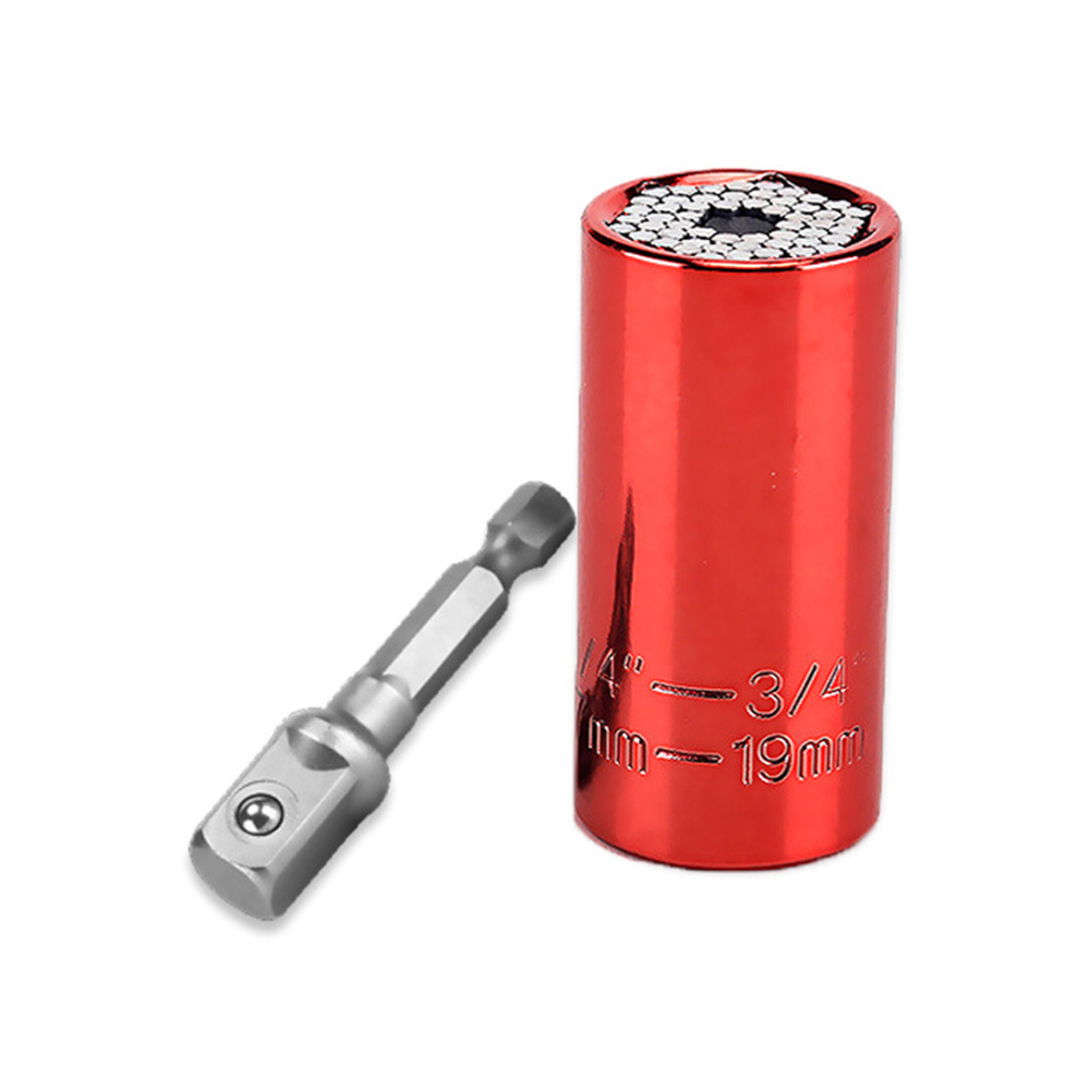 Universal Self Adjusting Socket Wrench Fits 1/4" to 3/4" & 7mm to 19mm Nuts Bolt - Picture 19 of 20