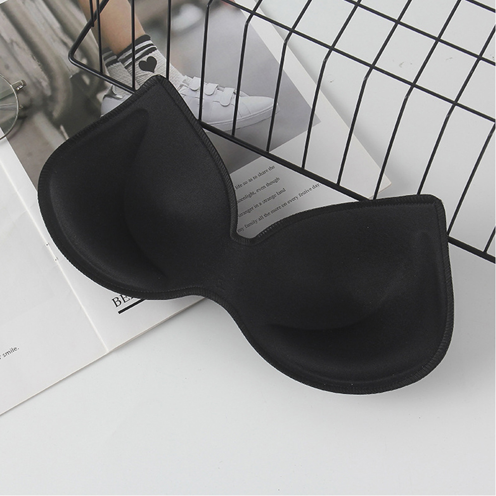 Universal Nylon Bra Pad Insert 28x14cm Black White Nude for Women's Clothing - Picture 25 of 27