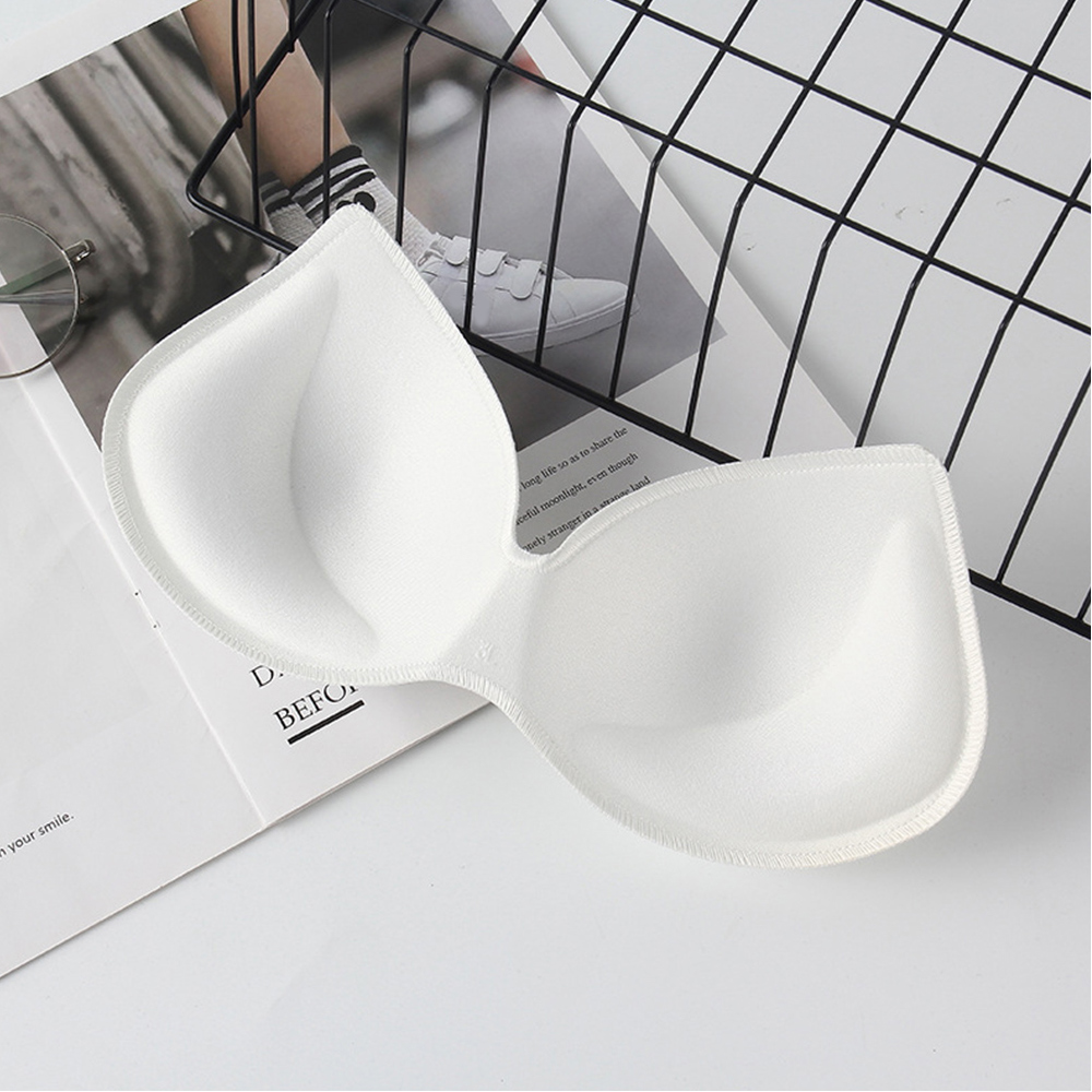 Universal Nylon Bra Pad Insert 28x14cm Black White Nude for Women's Clothing - Picture 26 of 27