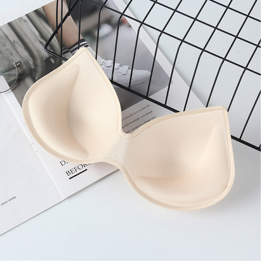 Universal Nylon Bra Pad Insert 28x14cm Black White Nude for Women's Clothing - Picture 27 of 27
