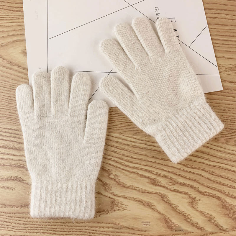 Warm Knitted Gloves for Driving and Outdoor Sports - Acrylic Imitation Cashmere - Picture 27 of 34