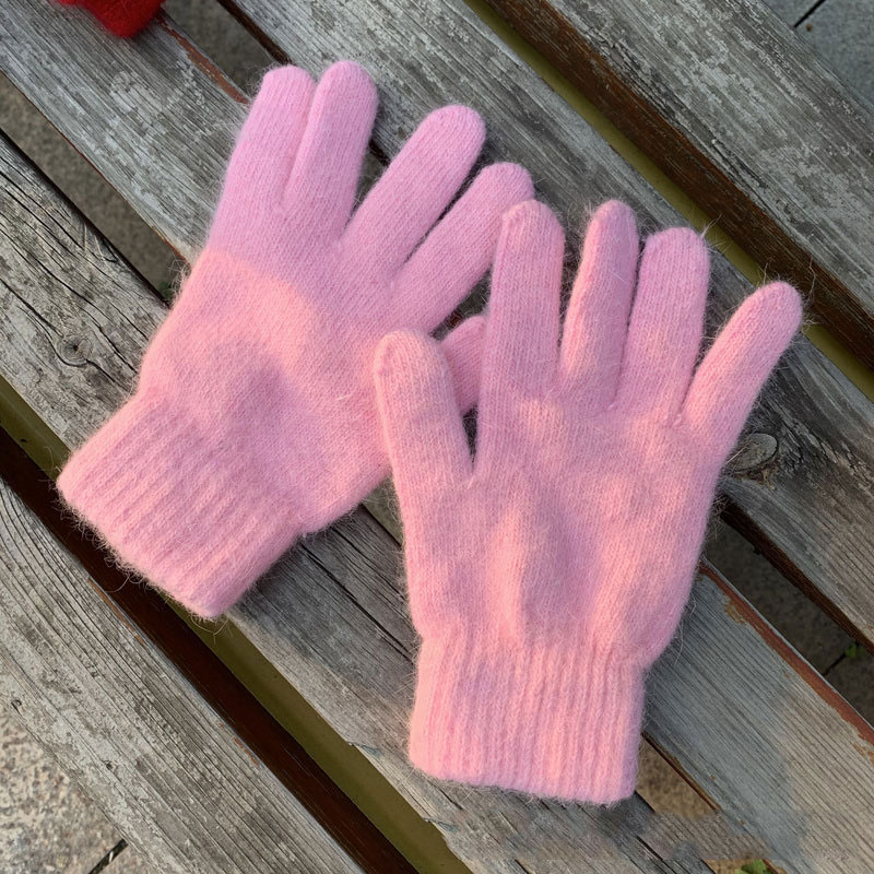 Warm Knitted Gloves for Driving and Outdoor Sports - Acrylic Imitation Cashmere - Picture 29 of 34