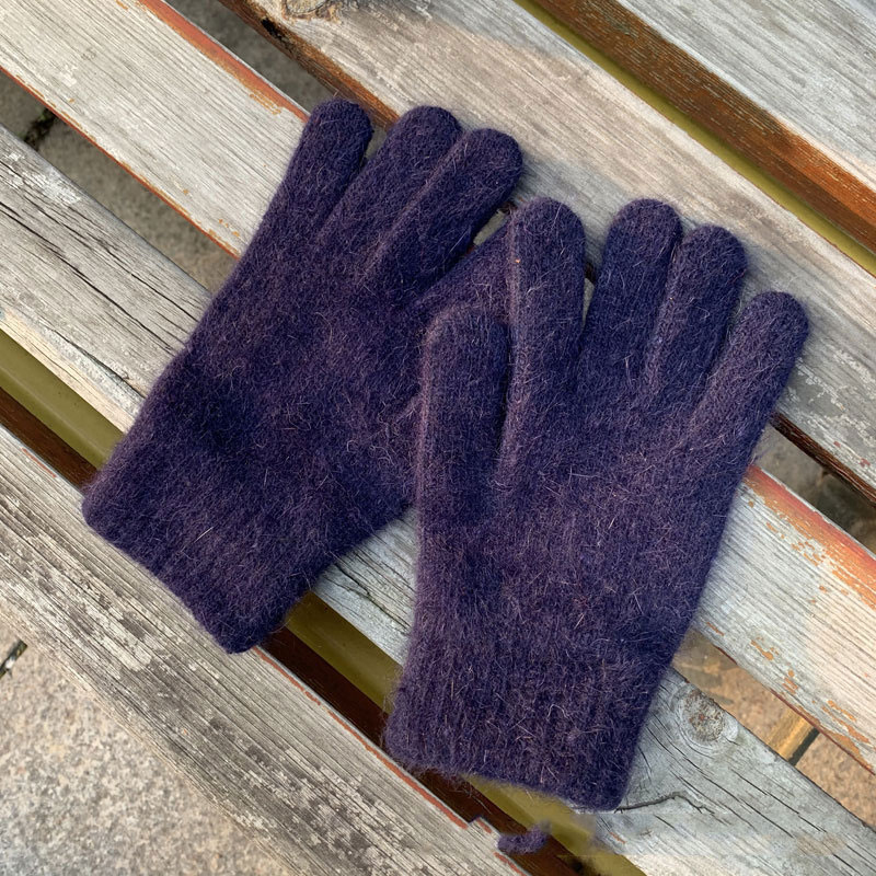 Warm Knitted Gloves for Driving and Outdoor Sports - Acrylic Imitation Cashmere - Picture 31 of 34