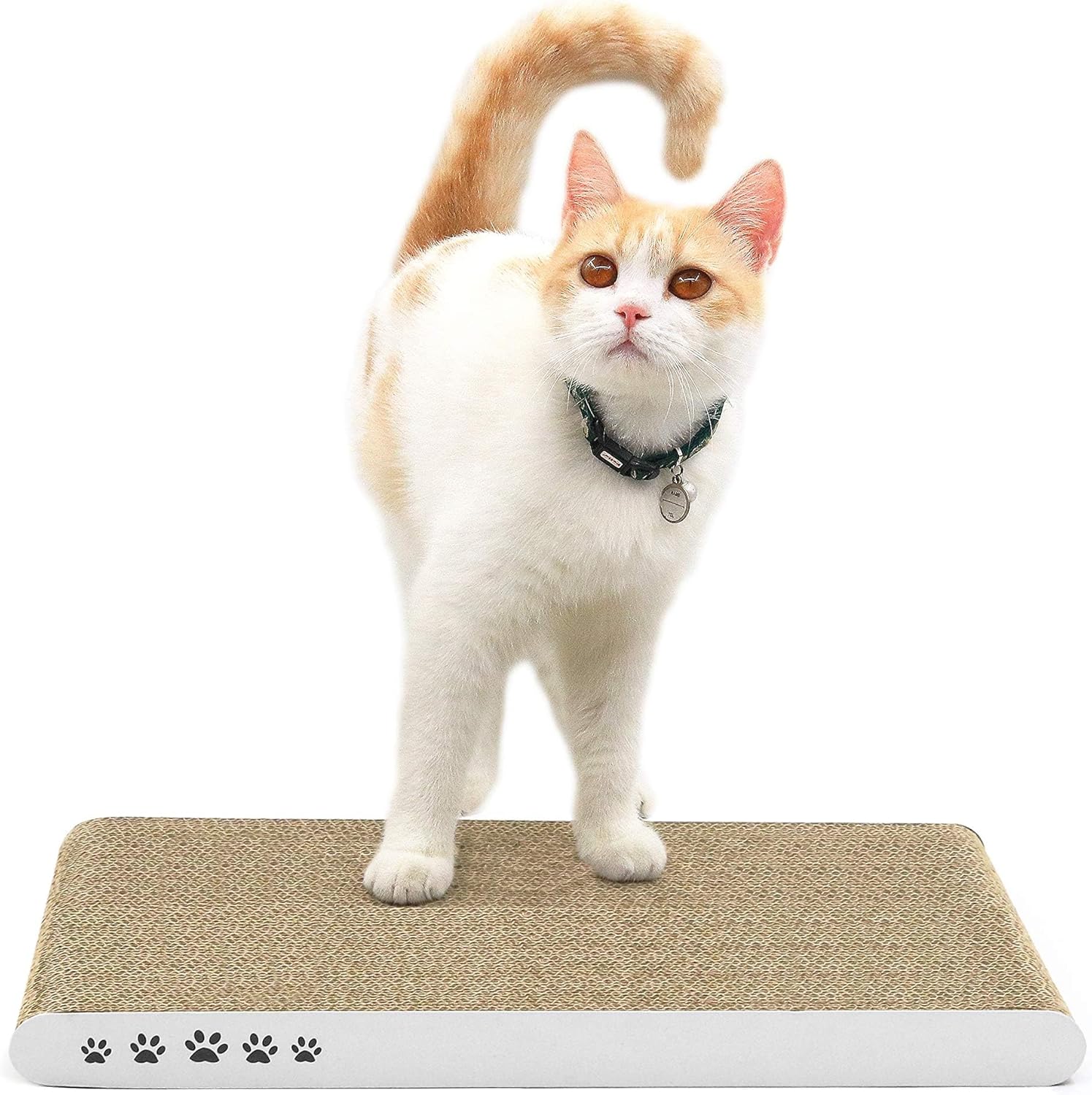 Durable Cat Scratcher Pad Corrugated Cardboard Heavy Duty Reversible for Indoor