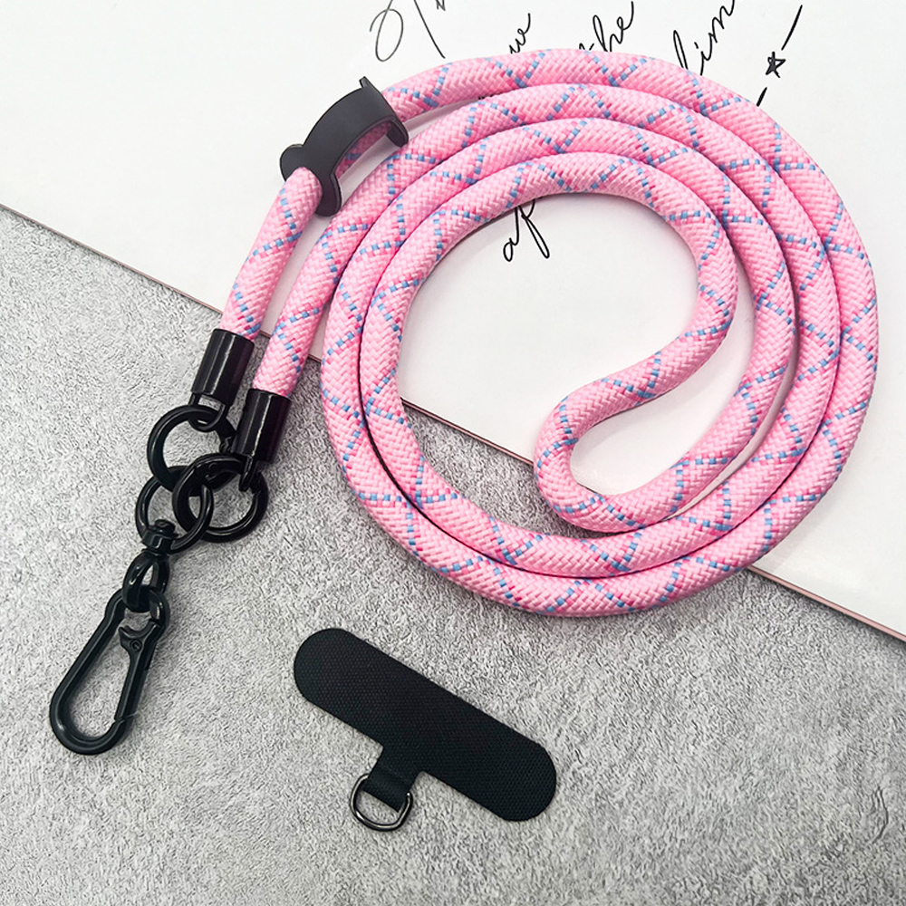 Adjustable Phone Lanyard with Metal Hook for Smartphones - 120cm Length - 17 Col - Photo 26 sur 41