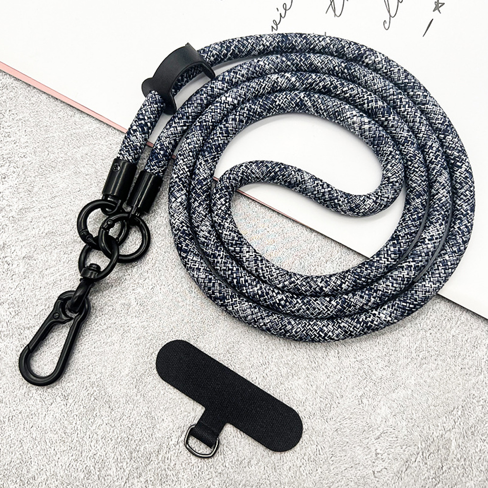 Adjustable Phone Lanyard with Metal Hook for Smartphones - 120cm Length - 17 Col - Photo 30 sur 41