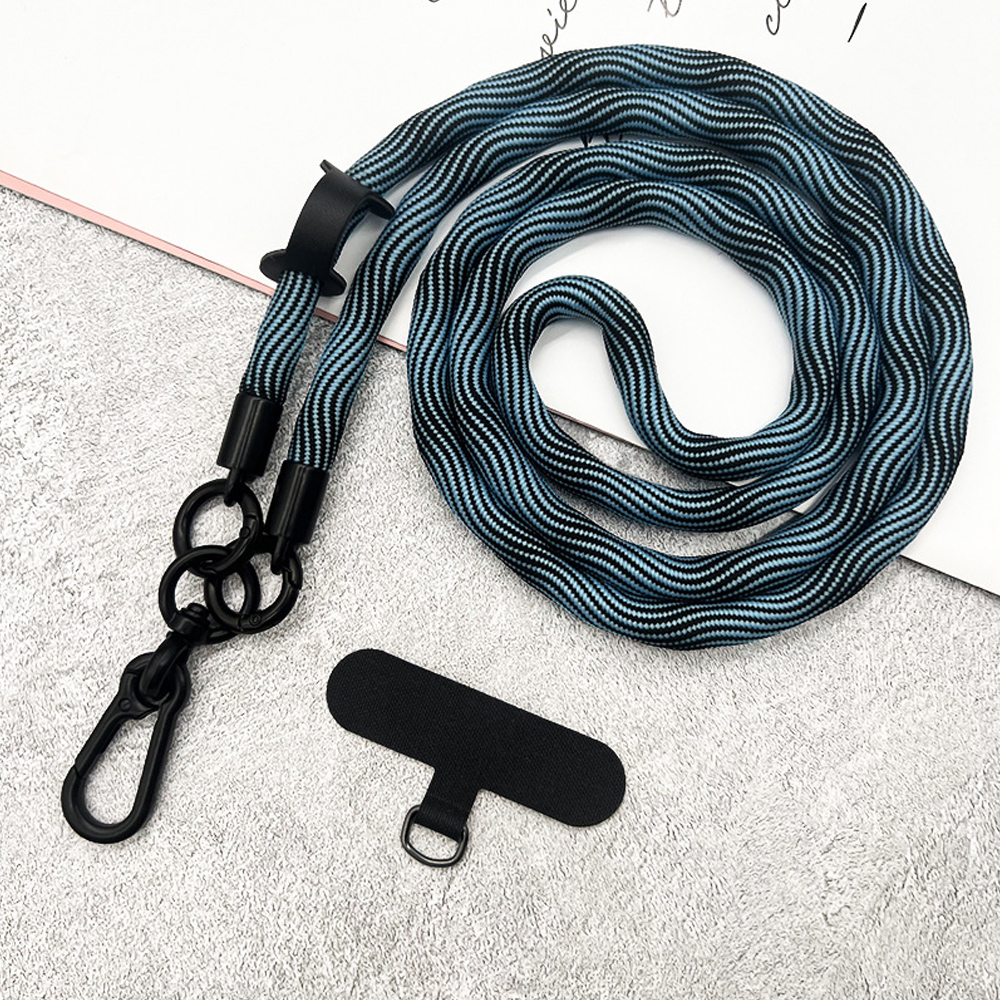 Adjustable Phone Lanyard with Metal Hook for Smartphones - 120cm Length - 17 Col - Photo 33 sur 41
