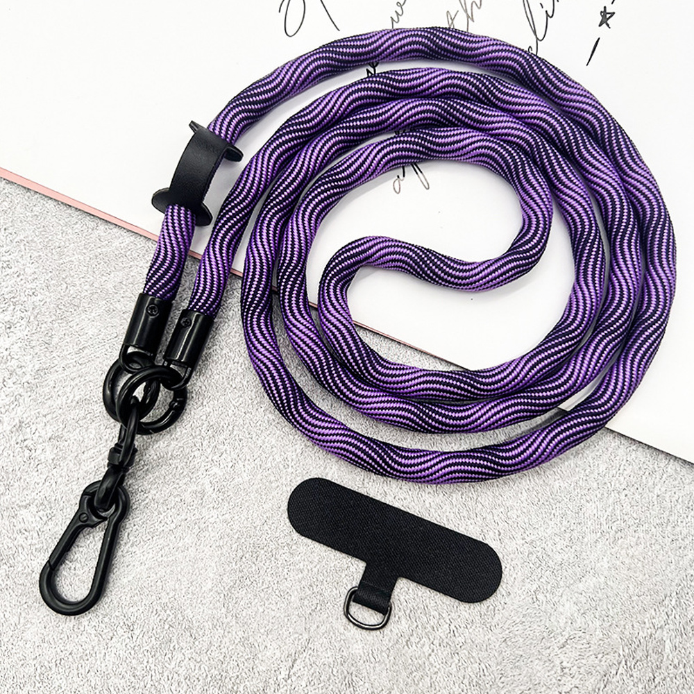Adjustable Phone Lanyard with Metal Hook for Smartphones - 120cm Length - 17 Col - Photo 34 sur 41
