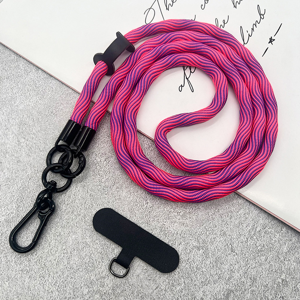 Adjustable Phone Lanyard with Metal Hook for Smartphones - 120cm Length - 17 Col - Photo 35 sur 41