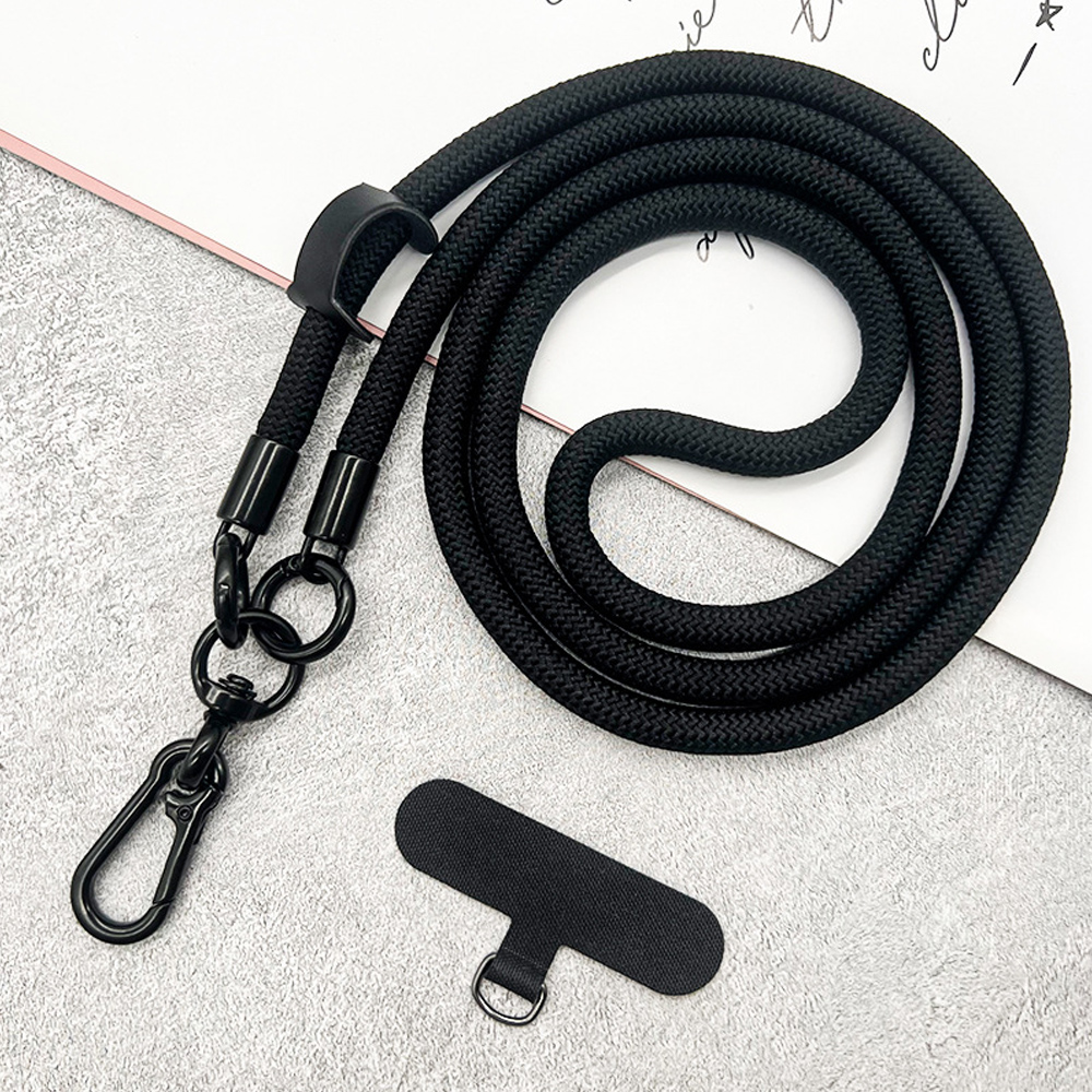 Adjustable Phone Lanyard with Metal Hook for Smartphones - 120cm Length - 17 Col - Photo 37 sur 41