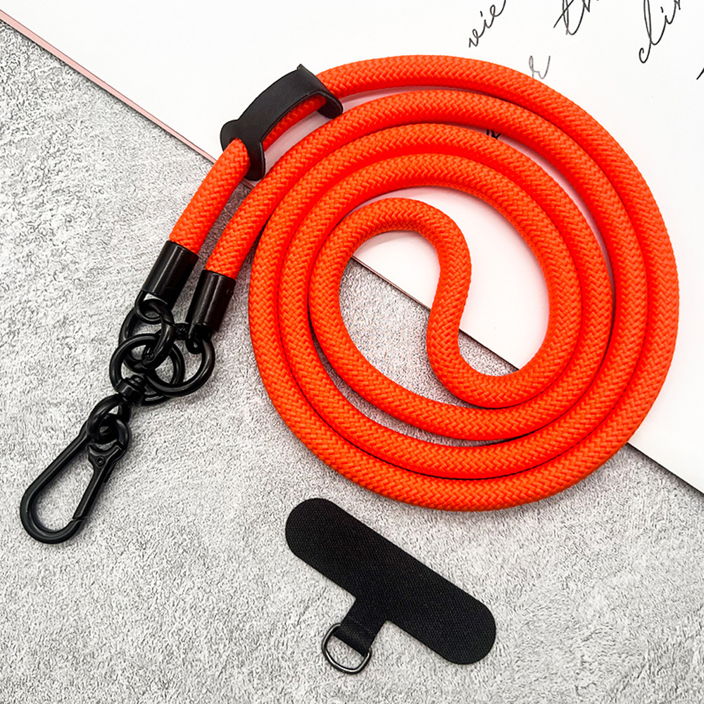 Adjustable Phone Lanyard with Metal Hook for Smartphones - 120cm Length - 17 Col - Photo 38 sur 41
