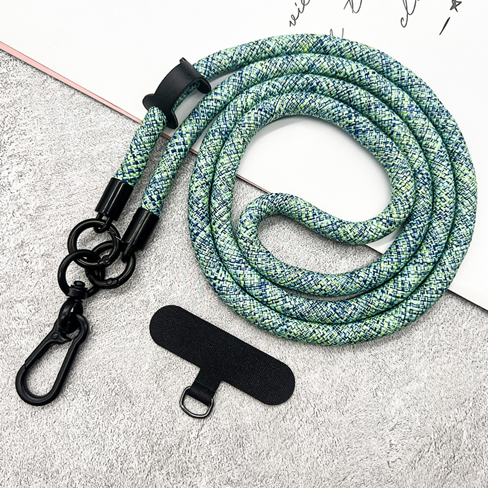 Adjustable Phone Lanyard with Metal Hook for Smartphones - 120cm Length - 17 Col - Photo 41 sur 41