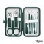 Set tagliaunghie in acciaio inox set attrezzi toelettatura con custodia portatile manicure - Foto 12 di 12