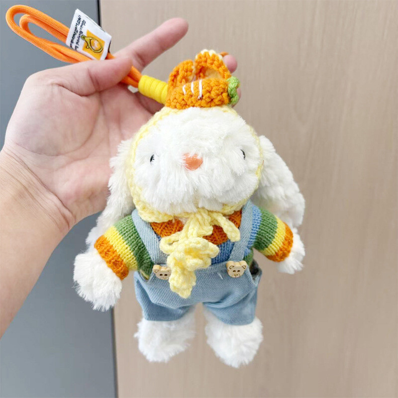 Popular plush soft cute keychain pendant, cute rabbit plush toy - Picture 7 of 9