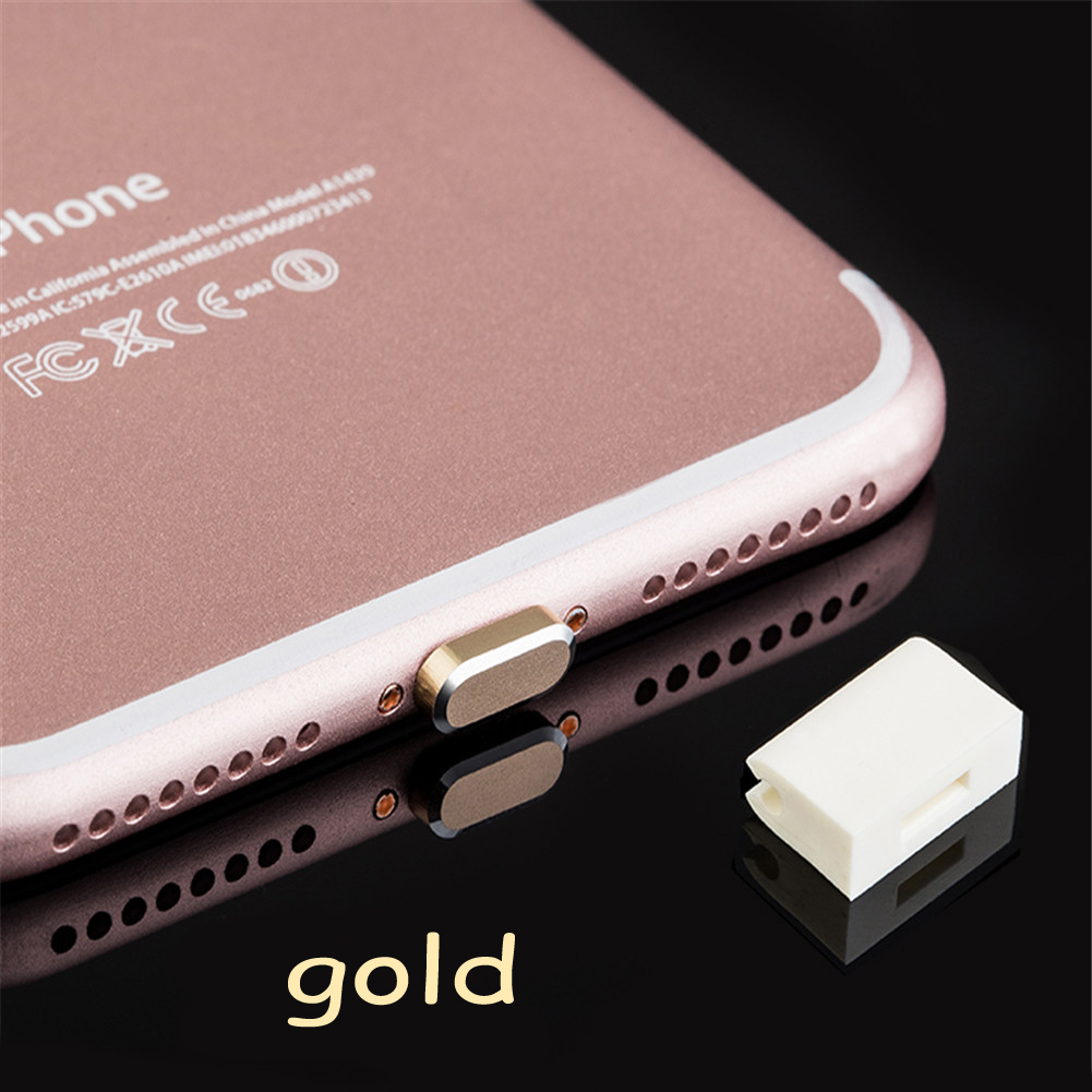 Metal Anti Dust Plug for iPhone 5s SE 6 6s 7 8 Plus X Charge Port Stopple - Photo 25 sur 32