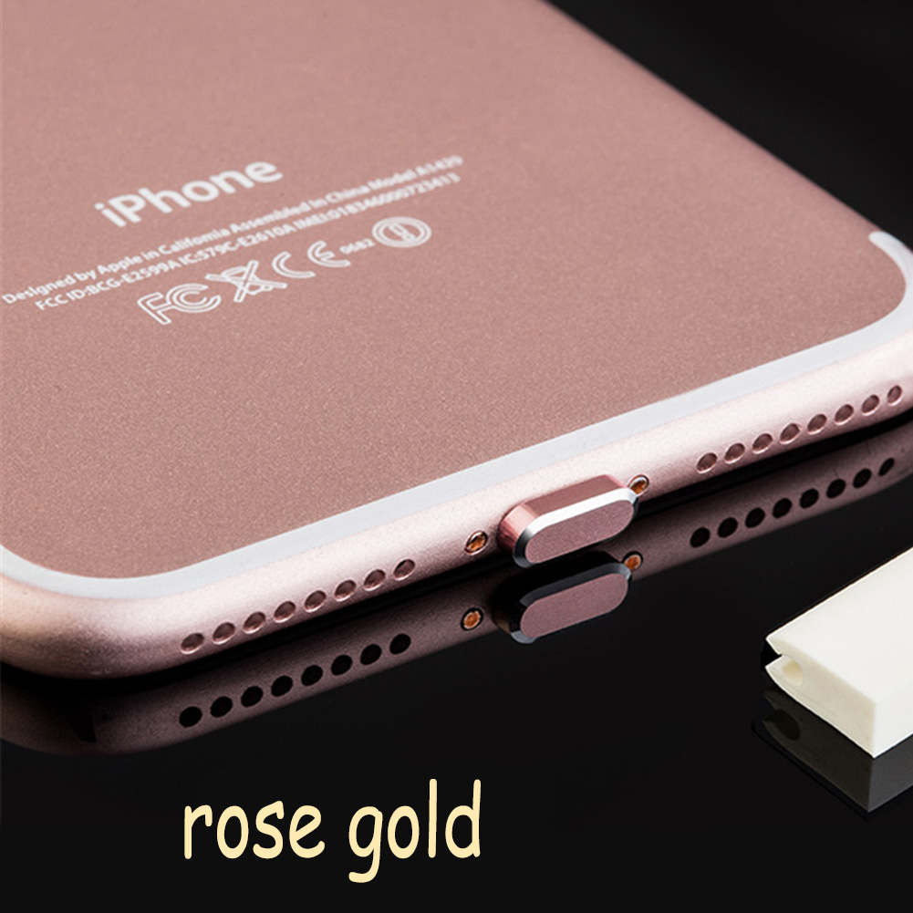 Metal Anti Dust Plug for iPhone 5s SE 6 6s 7 8 Plus X Charge Port Stopple - Photo 28 sur 32