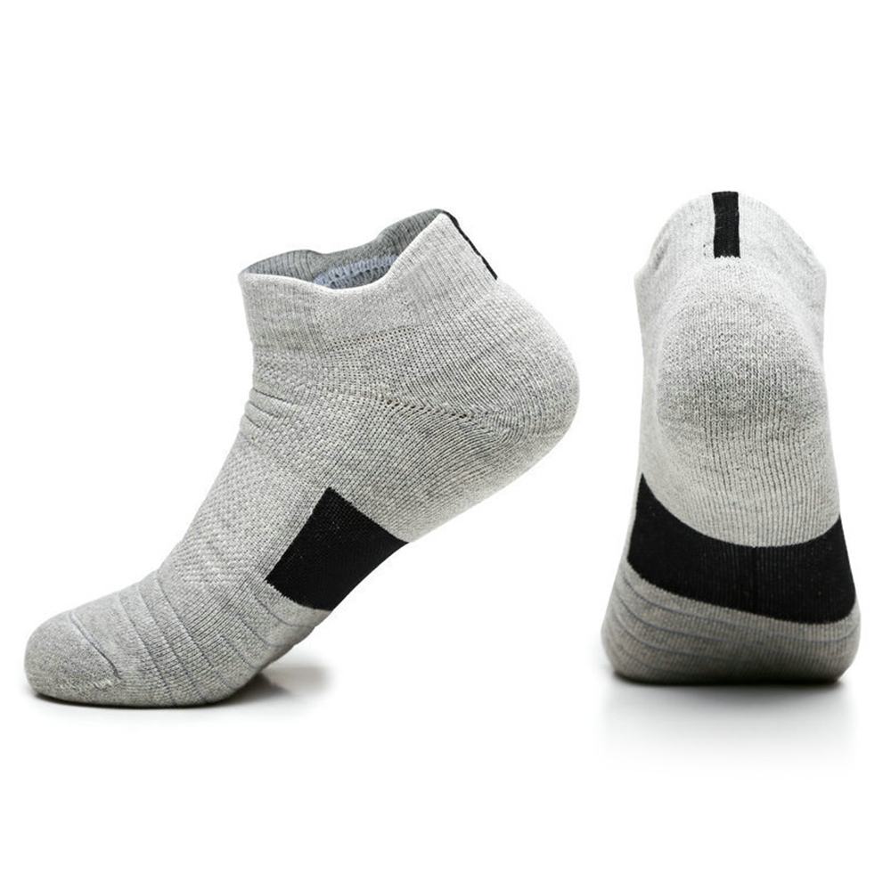 Men's Anti-Slip Sports Socks Cotton Blend Breathable For Basketball Gym Workout - Picture 28 of 33