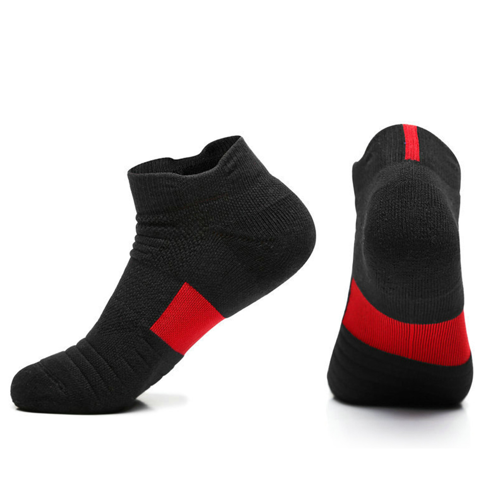 Men's Anti-Slip Sports Socks Cotton Blend Breathable For Basketball Gym Workout - Picture 29 of 33